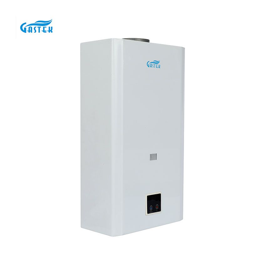 Konstant temperatur 10L 12L 16L 18L Røykrør Type LCD-panel Veggmontert Tankløs Instant LPG Naturgass Varmtvannsbereder for dusj