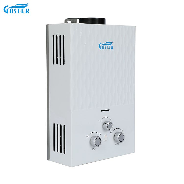 Røykrør Type Veggmontert LPG Tankless Instant Gas Varmtvannsbereder for dusj
